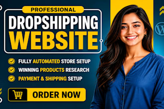 build dropshipping website for passive income