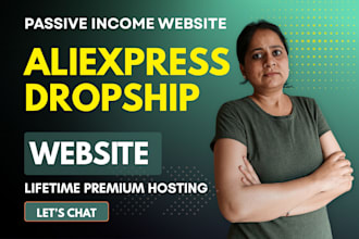 build dropshipping website for passive income