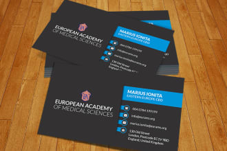 do unique and modern business card design
