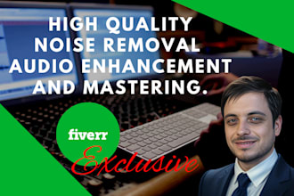 clean up background noise and enhance your audio file