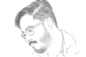 do illustration of anything in black and white