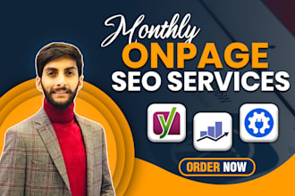 do monthly wordpress on page SEO optimisation or fix issues
