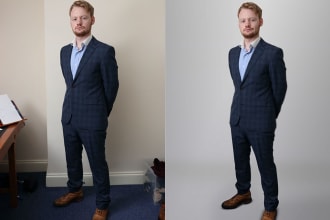 image manipulation, background change and photo composition