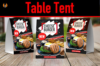 make design for table tent