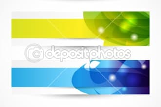 design or redesign a COOL web banner design header for your business