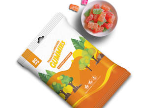 design packaging box and label