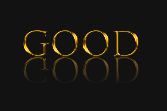 transform your text into charming gold effect