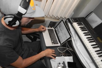 produce a 30 seconds instrumental song for you