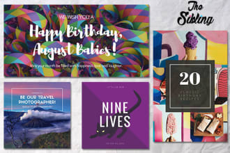 design eye catching social media kit