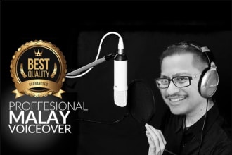 record your professional malay voiceover or audio message