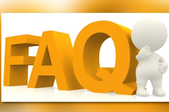 write knowledge base articles and faqs page