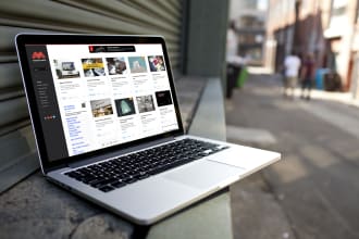 design modern website in PSD format or do website mockup