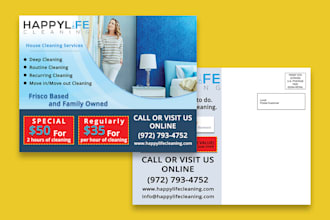 design eddm postcard, professional postcard for you