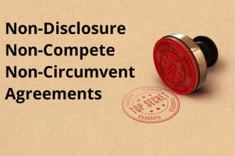 prepare nda non disclosure  non circumvent