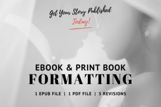 format your ebook and print book for self publishing