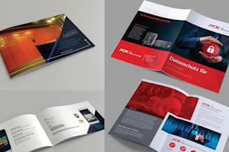 design awesome trifold, bifold brochure, flyer