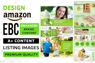 amazon enhanced brand a plus content, amazon listing images