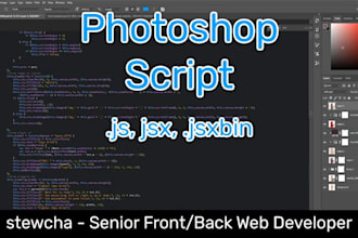 make photoshop script in javascript