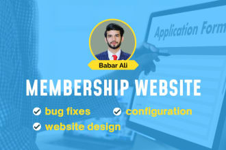 build a membership or subscriptions website for you