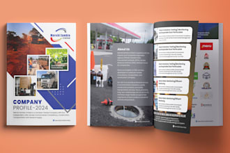 design company profile, brochure, proposal, catalog, report, booklet by indesign