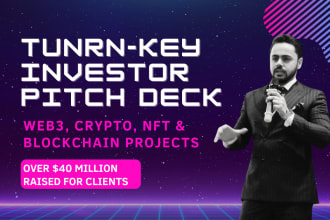 create investor pitch deck for web3 or nft projects