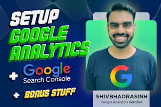set up google analytics and search console