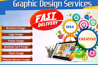 do minimalist modern logo graphics design flyer poster boucher