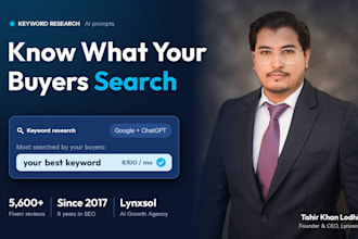 do SEO keyword research and ai prompt analysis for google and chatgpt ranking
