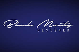 design amazing and elegant signature or signature logo