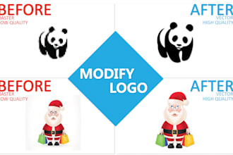 edit update modify logo