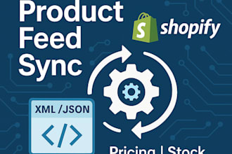 customize convert or import your XML or json feed to shopify