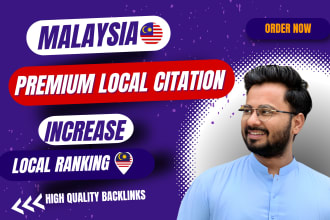do 100 local citations for malaysia to increase local SEO ranking