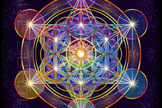metatronic healing flower of life session
