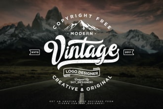 do hipster classic retro badge or vintage logo design for business and t shirts