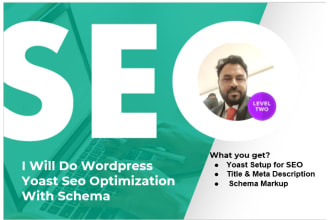 do wordpress yoast on page SEO service with schema markup
