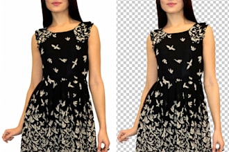 remove background complex image with photo retouch
