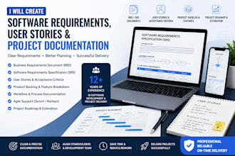 create a professional software requirements specification