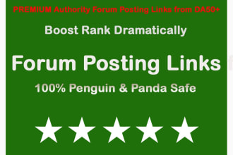 1000 forum posting backlinks for your website