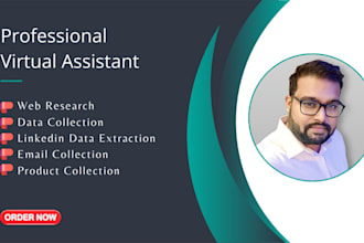 collect emails, business contacts, product listings for you