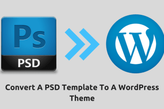 convert PSD template to wordpress website