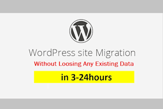 move, migrate or transfer wordpress site in 24hours