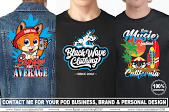 make urban, trendy t shirt and merchandise clothing brand
