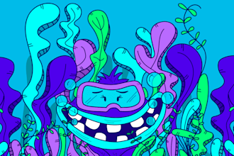 create funny monsters with the message you want