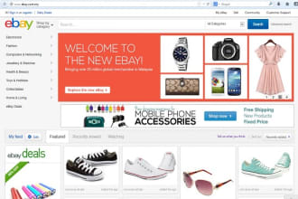do ebay SEO product listing with html template design