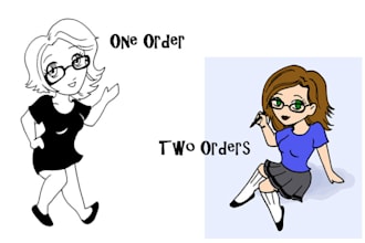 draw you as a chibi cartoon