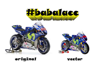 perfectly trace logo or image in vector design