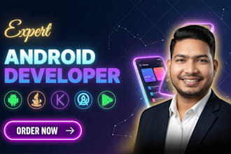 develop professional android app with java or kotlin