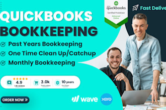 do quickbooks online bookkeeping with quickbooks clean up and wave accounting