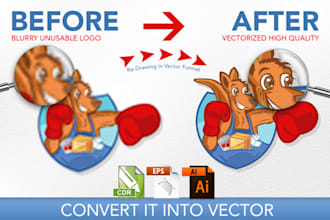do vector tracing or convert image to vector quickly