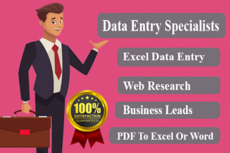 do excel data entry